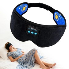 Bluetooth 5.0 3D Sleep Mask Headphones Wireless Eye Mask Built-in Speakers