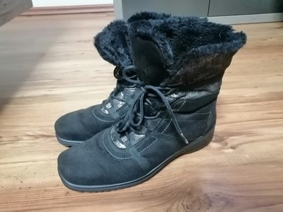 Damen Winterstiefel gefüttert warm v. ara Gr.41 schwarz