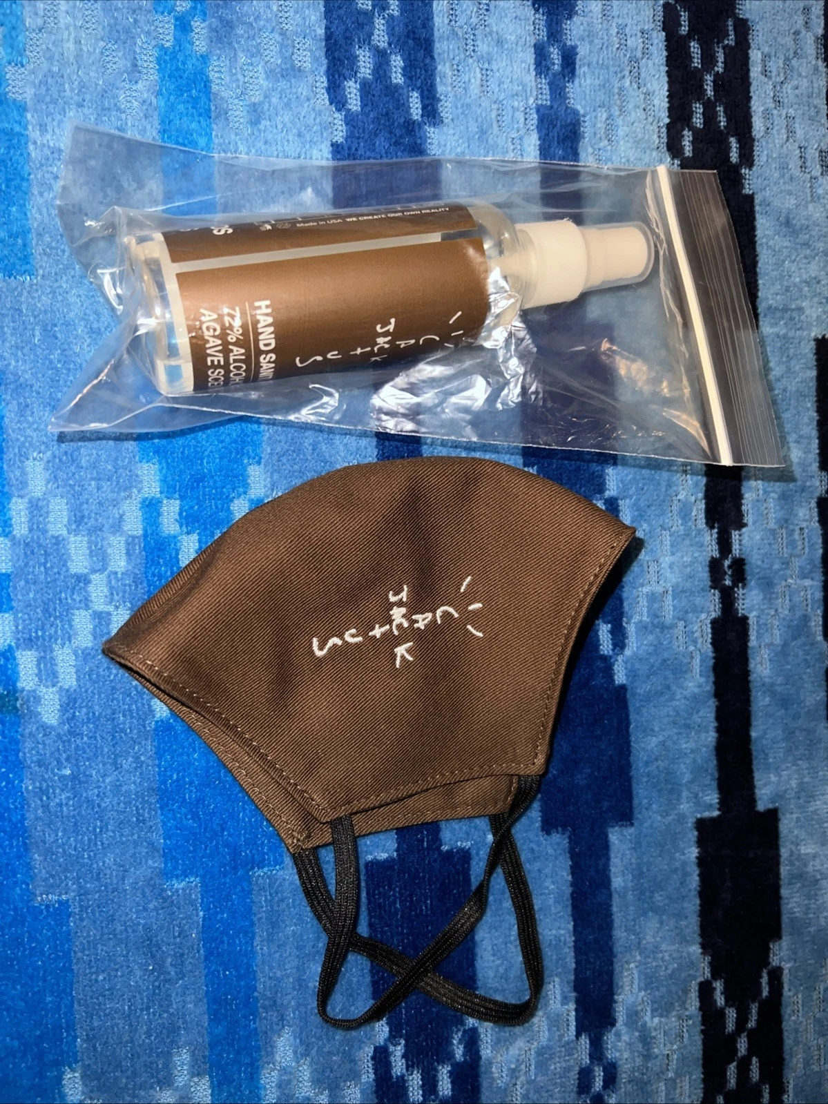 Travis Scott - Cactus Jack Sanitizer, Face Mask