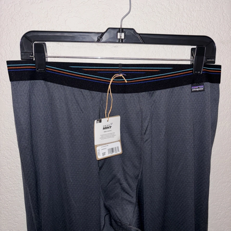 Pantalones de hombre Patagonia Capilene peso medio capa base AZUL FUNDIDO talla grande NUEVO Foto 2 de 4