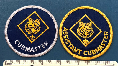 Vintage 1970s CUBMASTER & ASSISTANT Boy Scout Position PATCHES BSA ...
