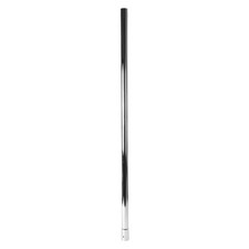 Exhaust Stack Pipe Fits Universal - 1-1/2" x 48" Straight End Pipe Chrome