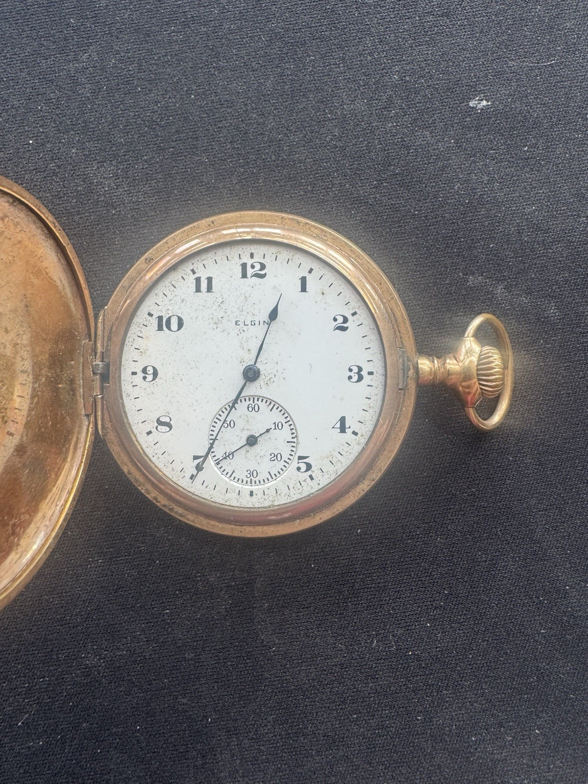 Elgin Pocket Watch, Case# 5700352 B&B Royal, No Crystal Works# 2242310