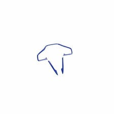 For Honda Civic 10th 16-2021 Bright Blue Car Steering Wheel Decor Cover Trim