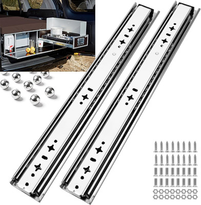 Heavy Duty 36'' Drawer Slides, 250 lb Capacity, Full Extension, Ball Bearing