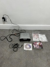 Easy Karaoke Machine Silver With All Cords, Instructions And Five Karaoke CD’s