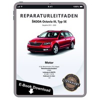 Skoda Octavia (12-20) 1,4L Erdgas Benzinmotor 110 PS Reparaturhandbuch Download