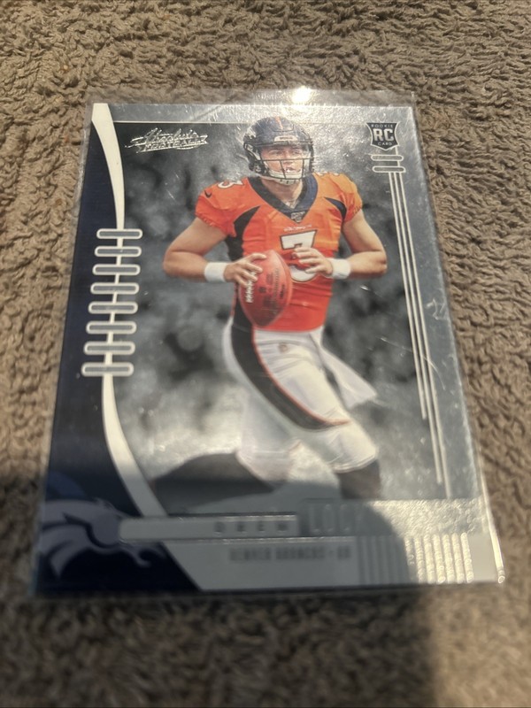 Drew Lock Denver Broncos 2019 Absolute Football Rookie Card #115