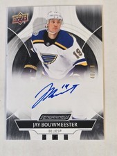 2024-25 Upper Deck Engrained Icons Autographs Ebony #CAUW Jay Bouwmeester 40/49