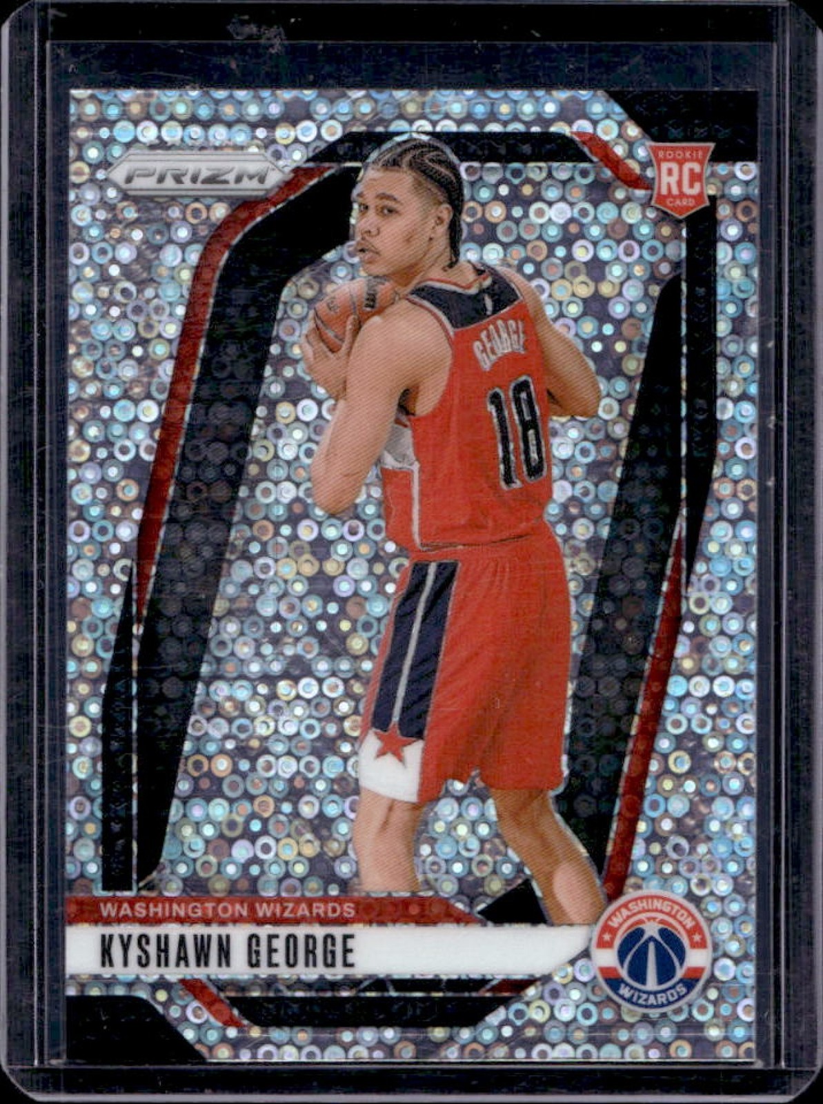 2024-25 Prizm Kyshawn George RC Fast Break #257 Wizards