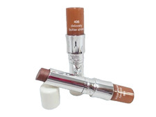 CLINIQUE BUTTER SHINE LIPSTICK 406 DELOVELY WHITE CAP LOT OF 2 BOX LESS
