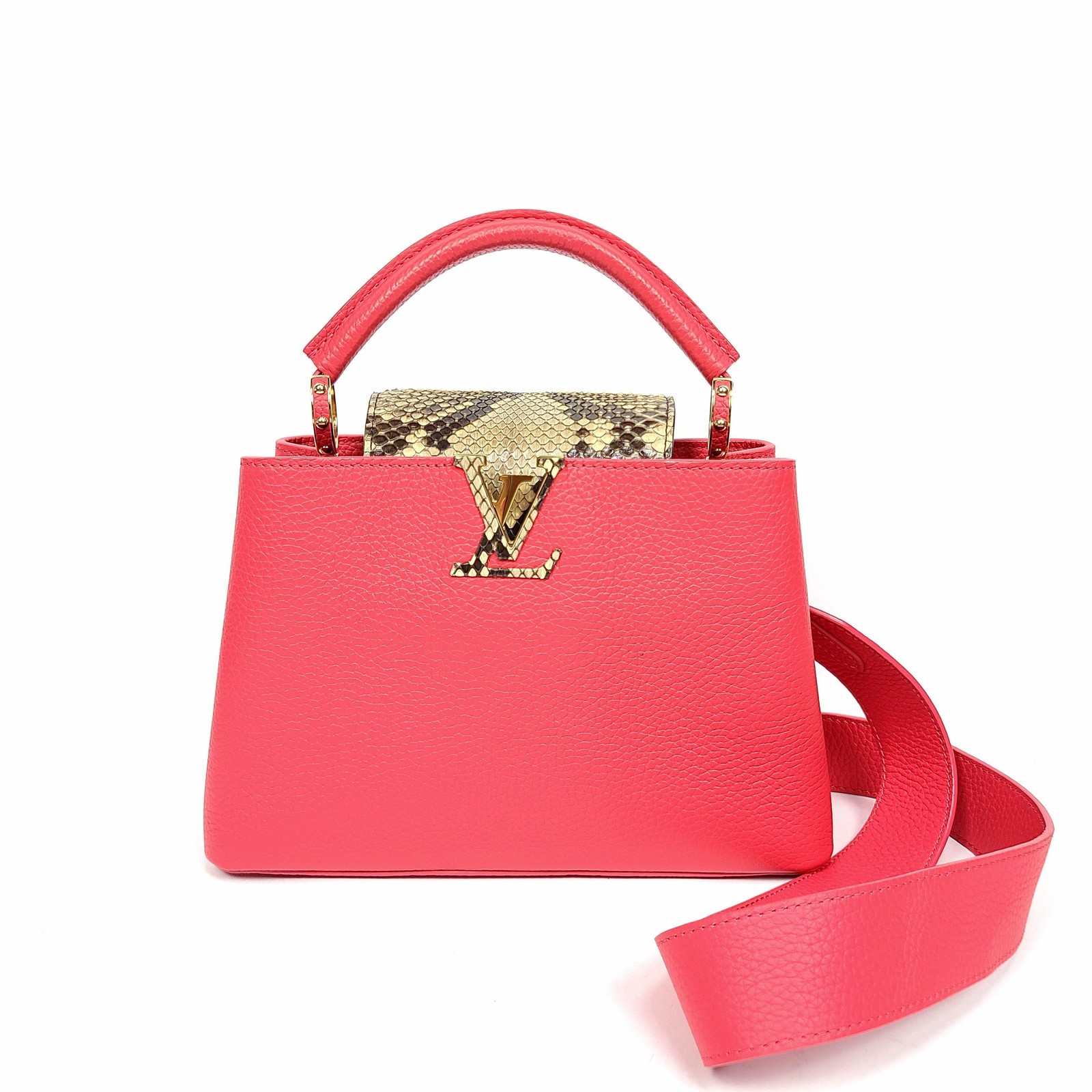 Louis Vuitton Capucines BB Top Handle Bag Pink 120628839 image 2