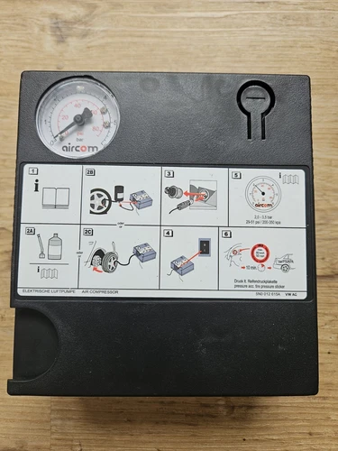 Auto Kompressor 12V elektrische Luftpumpe Luftmatraze Fußball Ball VW Pannenset