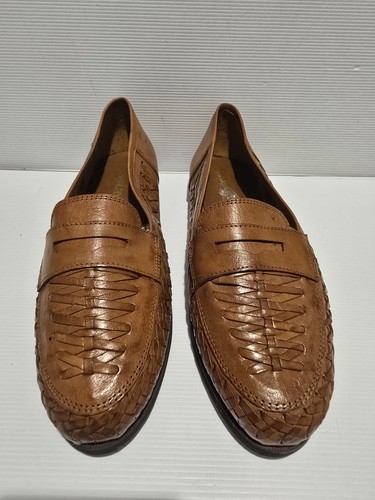 MENS LEATHER LOAFERS DELHI SIZED 12 - Picture 3 of 12