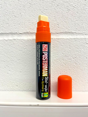 Kuretake ZIG Posterman Wet-Wipe PMA-770 Kreidestift 15 mm - Orange