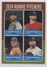 2024 Topps Heritage High Number Chrome /699 Shawn Dubin Spencer Arrighetti 00jz