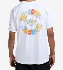 NEW MEN'S ADIDAS ORIGINALS SUMMER TREFOIL TEE SHIRT SIZE LARGE  JD9881