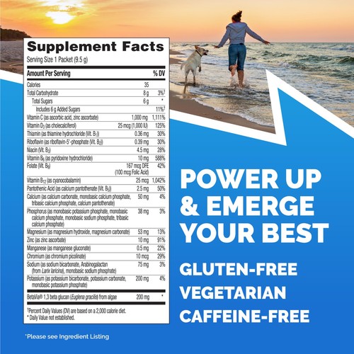 Immune+ C 1000mg (18 Count, Elderberry) Dietary Fizzy Drink Mix Packets - Picture 7 of 10