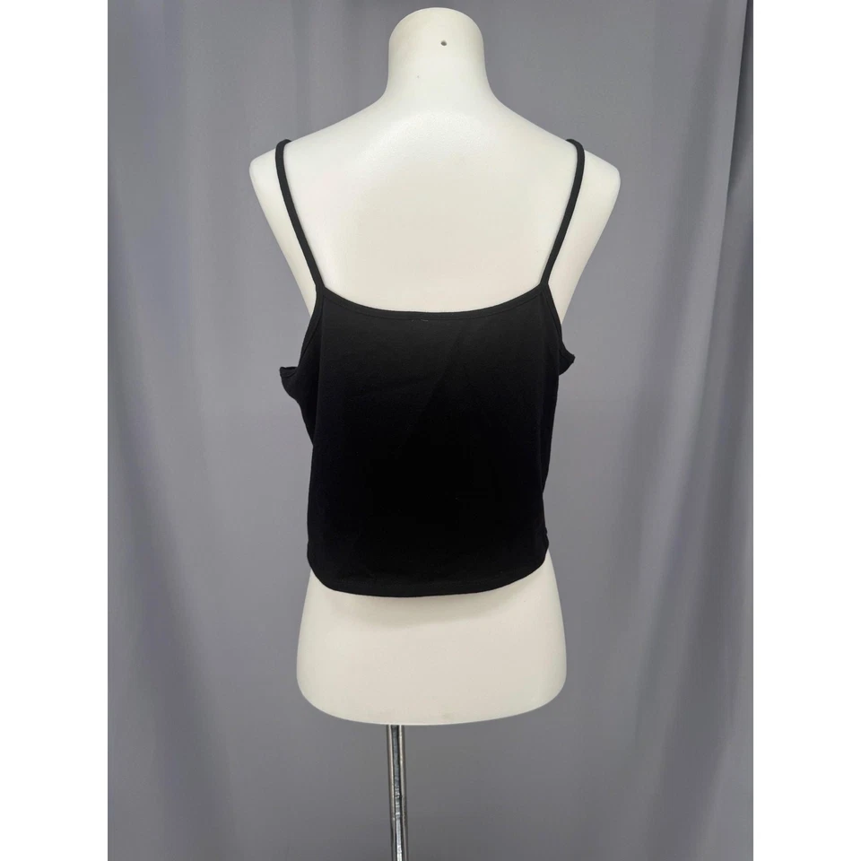 Camiseta sin mangas SWIXXZ Maggie Lindermann Angel XL negra recortada cami grunge gótica Foto 3 de 4