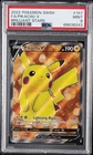 2022 POKEMON SWORD & SHIELD BRILLIANT STARS #157 FULL ART/PIKACHU V PSA 9