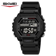 Reloj digital para hombre SKMEI 2523 deportivo impermeable cuenta atrás