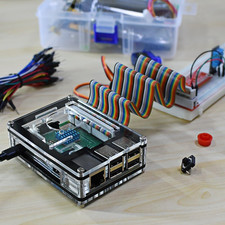 Raspberry Pi 3 B Case with Fan Cooling Pi 3B Case with 3 Pcs Heat-Sinks 5V 3...