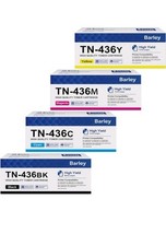 TN-436 TN436 Super High Yield Toner Cartridge Set Compatible TN436BK TN436C T...