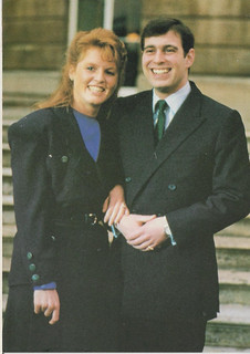 A VERY LARGE POSTCARD: THE MARRIAGE OF PRINCE ANDREW & MISS SARAH FERGUSON 1986