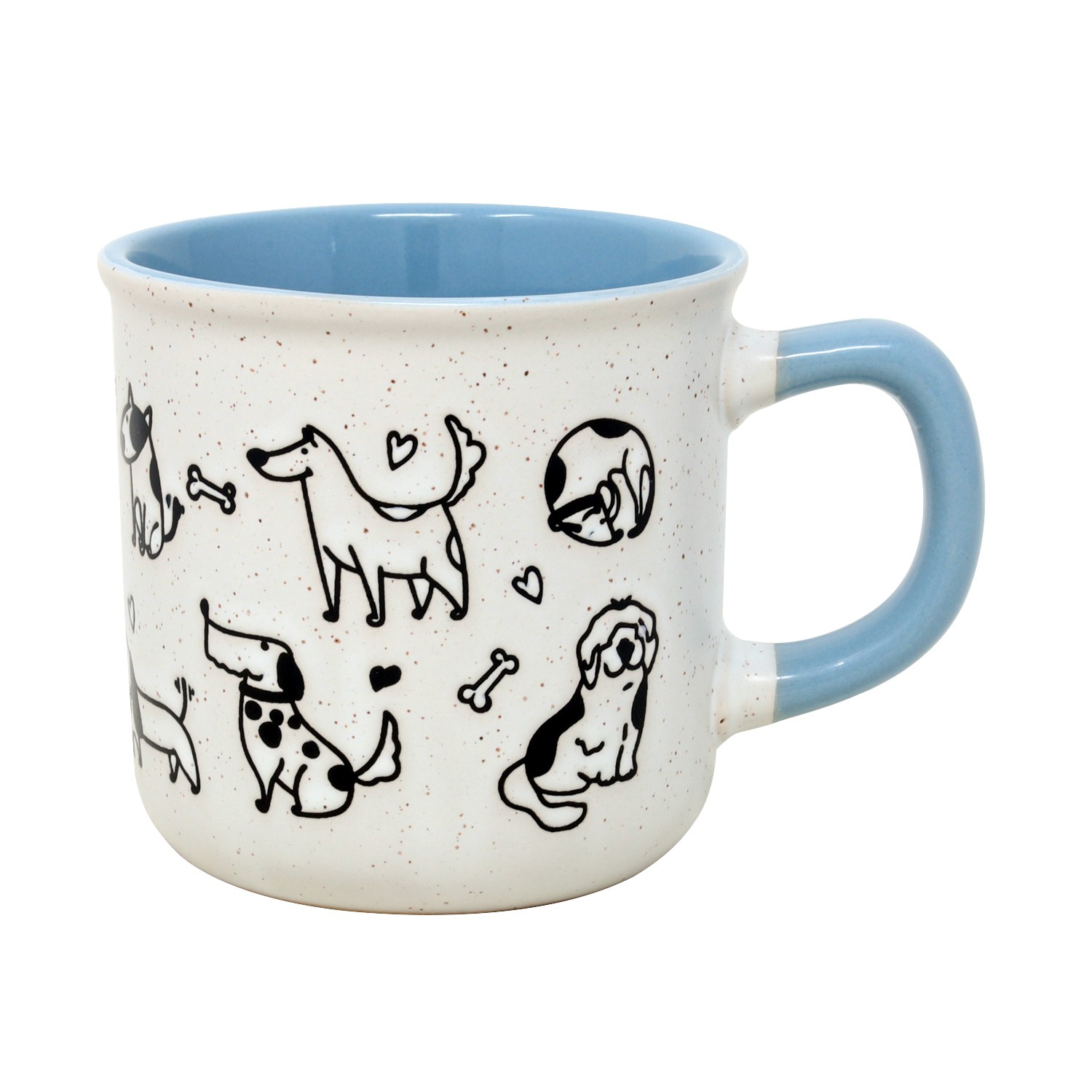 Coffee Mug Tea Mug Dog Stoneware Dishwasher Microwave Safe Hot Beverage 270ml
