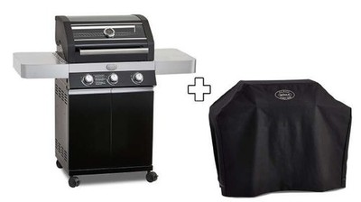 RÖSLE Gasgrill BBQ-Station VIDERO G3 Pure inkl. Schutzhülle BBQ Grill