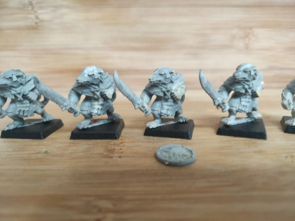Skaven H Clan Rats x5 Plastic OOP Warhammer Fantasy/Quest WFB Monopose - Image 4 of 4