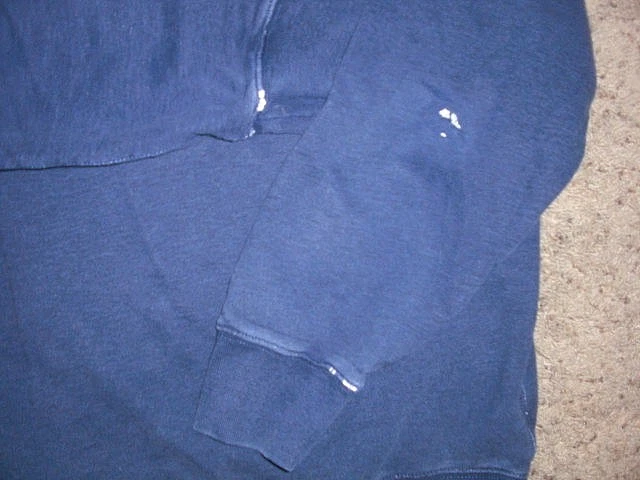 J. CREW Azul Grueso Algodón Puro DE COLECCIÓN POLAR Estilo Sudadera Hombre XL Foto 2 de 4