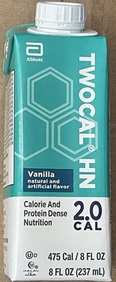 18 TwoCal HN 2.0 Cal Vanilla 8oz Nutrition Drink EXP 12/ 2026 Abbott