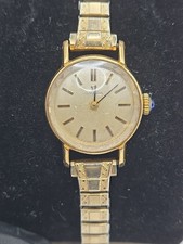 Vintage Omega Saphette 20mm Champagne Dial Womens Watch 511.190