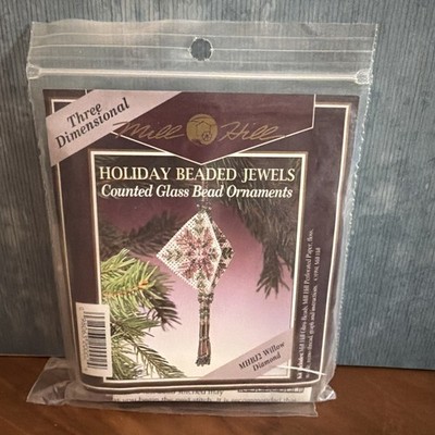 Mill Hill 3D Holiday Beaded Jewels Bead Ornament Kit - Willow Diamond MHBJ2