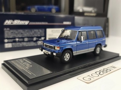 Hi Story 1:43 scale Mitsubishi Pajero Estate Wagon XL 1988(Blue