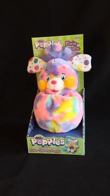 Selten! Neuer Pixie Doodle Popple Vintage-Plüschtier aus dem Jahr 2001 mit...
