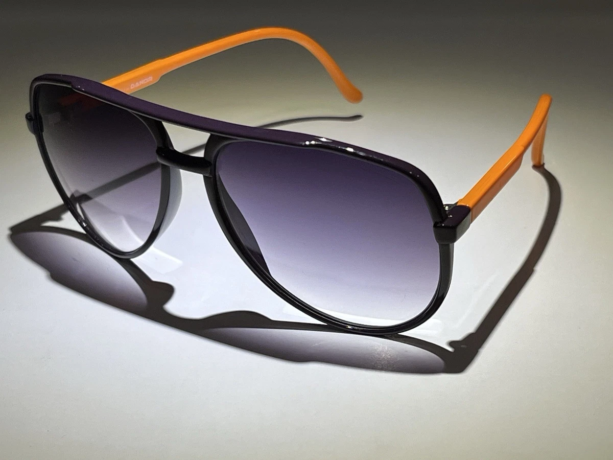 Vintage 1990’s Karl Lagerfeld Aviator‎ Style Sunglasses, Mod KL 270S, Deadstock KARL LAGERFELD Vintage Sunglasses Square Frameless Orange  main image 2