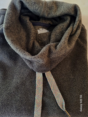 Noble Outfitters Dark Grey Codiva Cowl Long Sleeve with thumb slip Wms Med