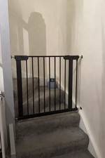 Noma Pressure Fit Stair Gate Black Used Excellent Condition Collect Only