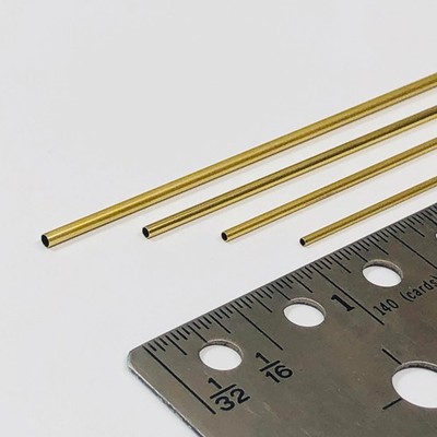 Albion SFT8 Slide Fit Brass Micro Tubing 1.1, 1.3, 1.5 & 1.7 mm O.D.
