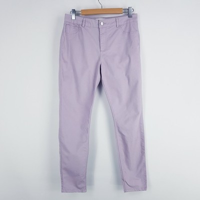 Anko Womens Size 16 Violet Light Purple Skinny Mid Rise Jeans
