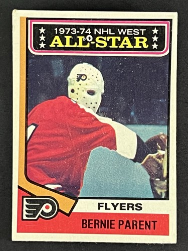 Bernie Parent #138 1974 Topps card