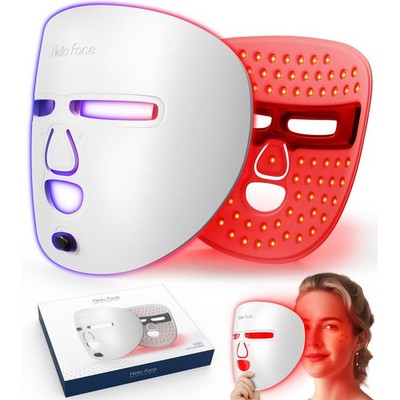 Illuminating LED Face Mask for Red Light Therapy and Skincare Benefits