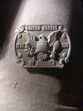 VINTAGE 1975 PPI UNITED STATES OF AMERICA 1776-1976 EAGLE LIMITED BELT BUCKLE