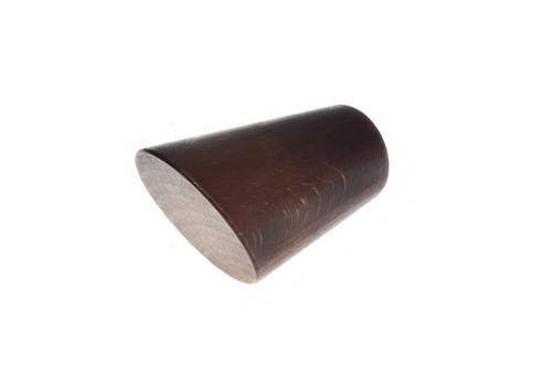 Natural Wooden Curtain Pole Finials - Slanted Design - 20mm Hole - Rustic Style - Picture 7 of 23