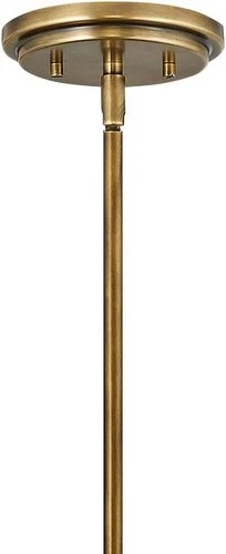 Hinkley Nautique 13" Wide Heritage Brass and Nickel Dome Pendant Light - Picture 4 of 4