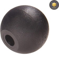 Versatile Black Ball Knob 3-Pack for Control Panels  Appliances - Easy Install