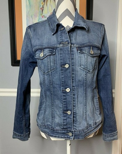 Levis Large Denim Trucker Jacket Dark 