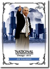 JIM CALHOUN - 2013 Leaf National Convention PROMO Coach UCONN Basketball Card